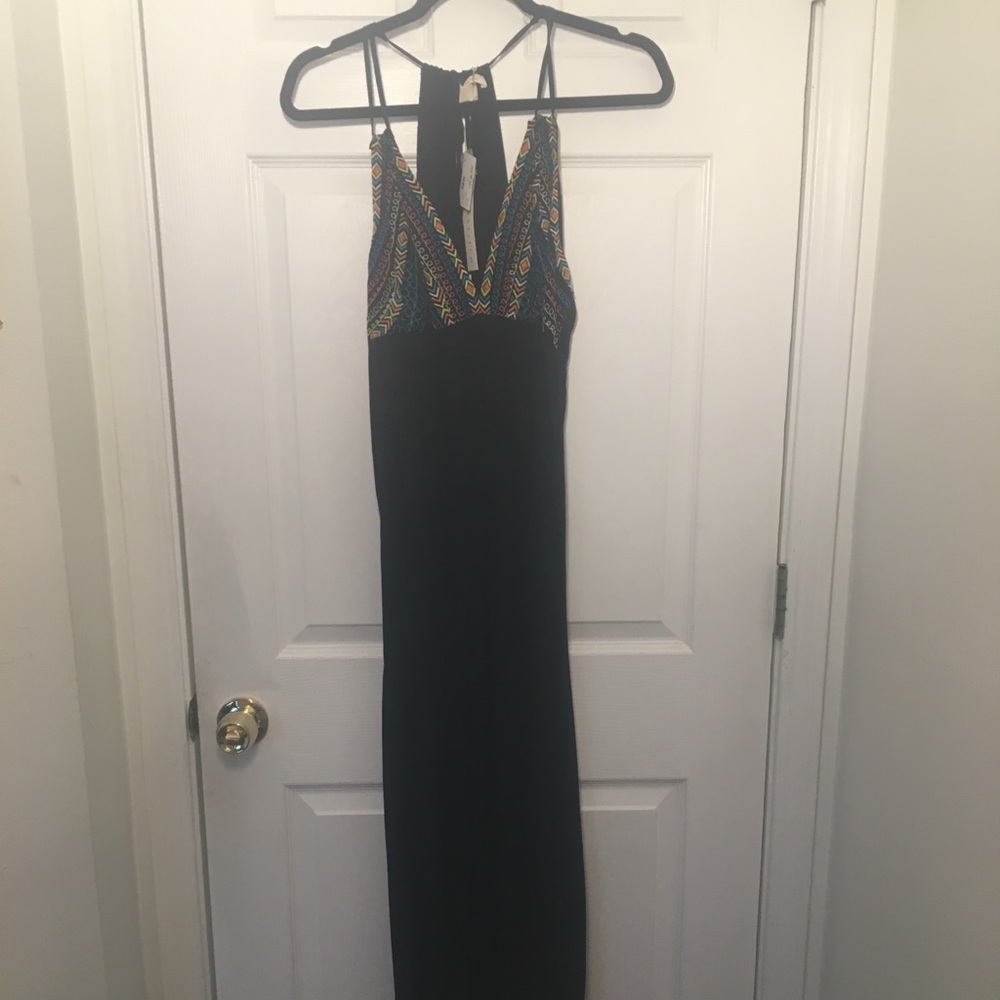 NWT Low cut summer maxi dress